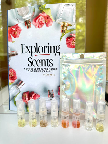 Signature Scent Discovery Set – Single – 8 Designer Fragrances + Guided Scent Journal